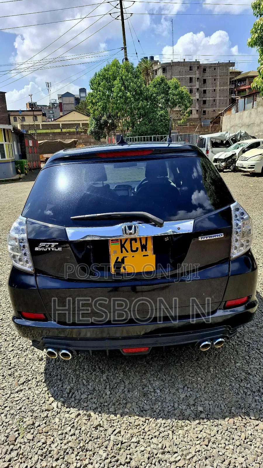 Honda Fit Shuttle 1.3 Hybrid 2WD 2013 Black
