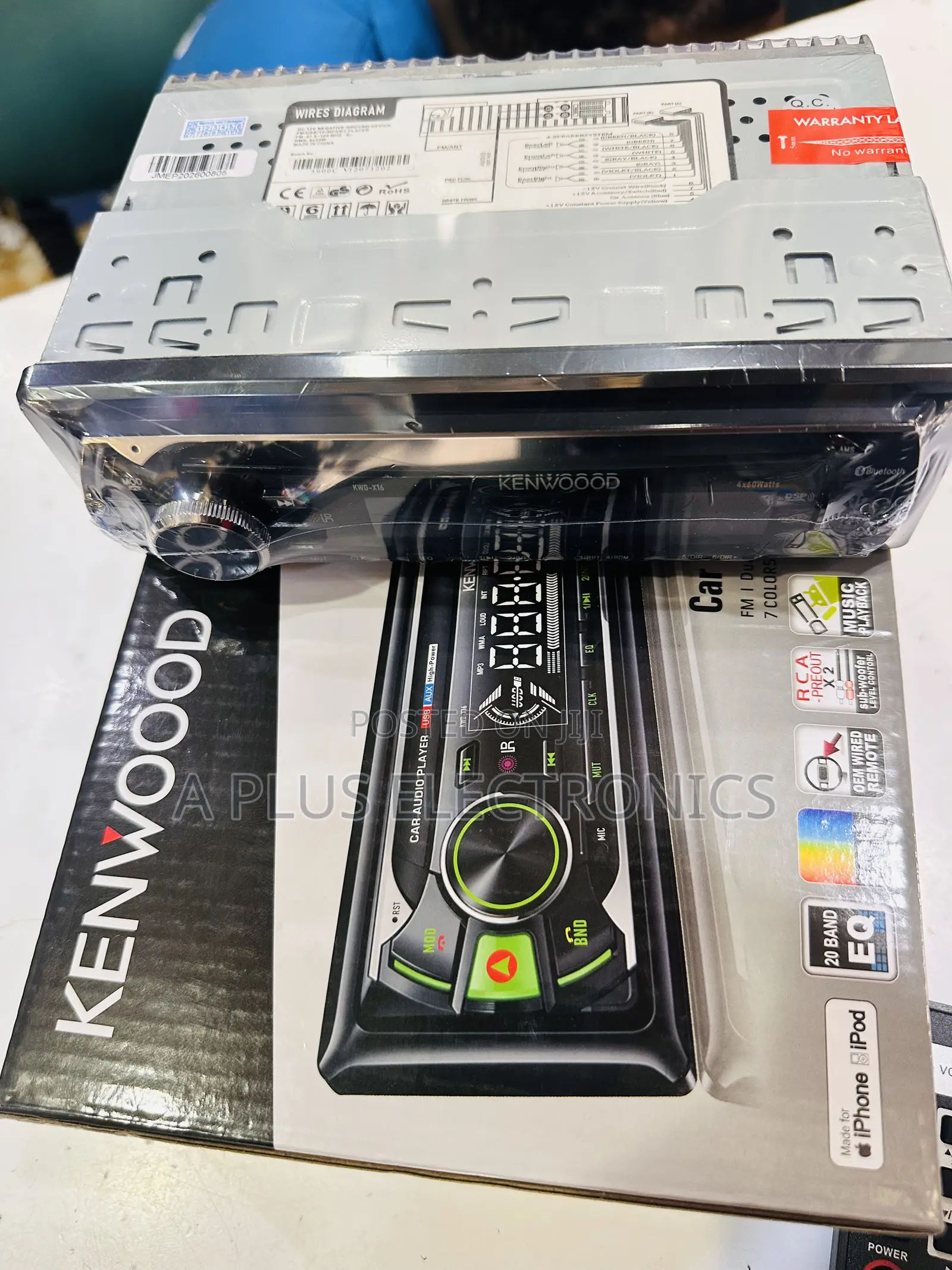 Kenwood Car Radio X17 – Loud Sound, Clear Bass