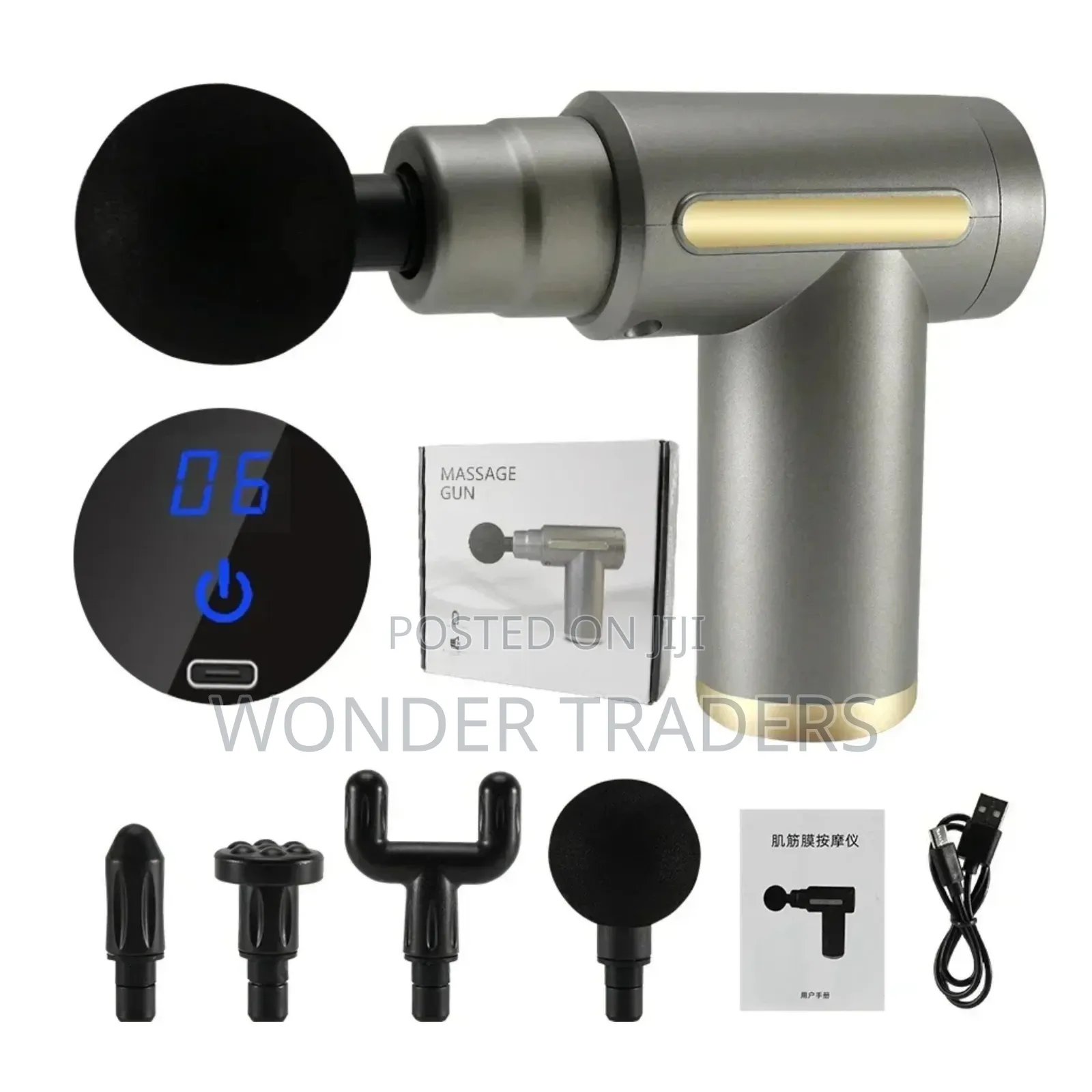 Massage Gun Deep Tissue, Muscle Percussion Massager With 30 Speeds