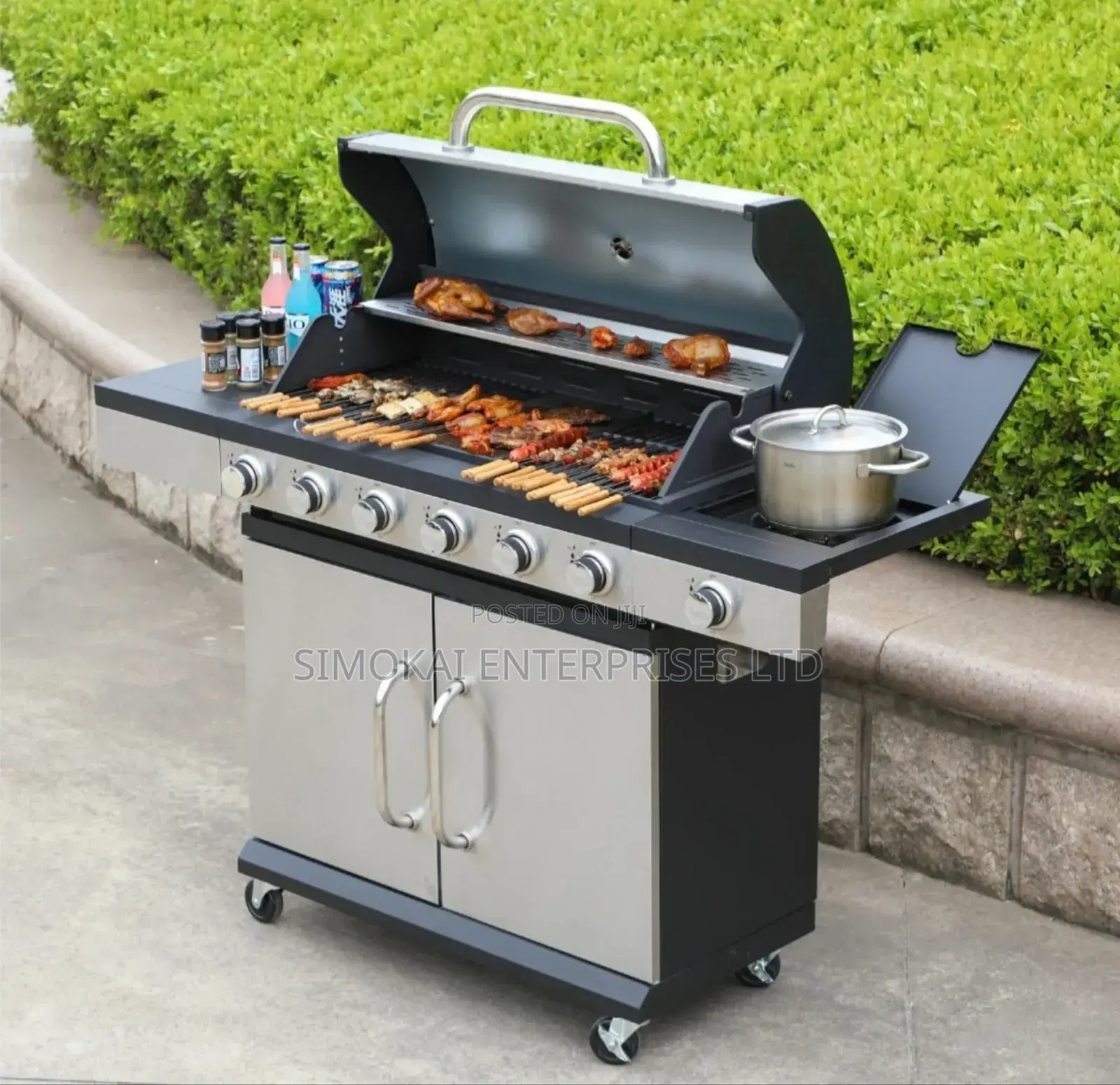 6 + 1 Burner Gas Barbecue Grill