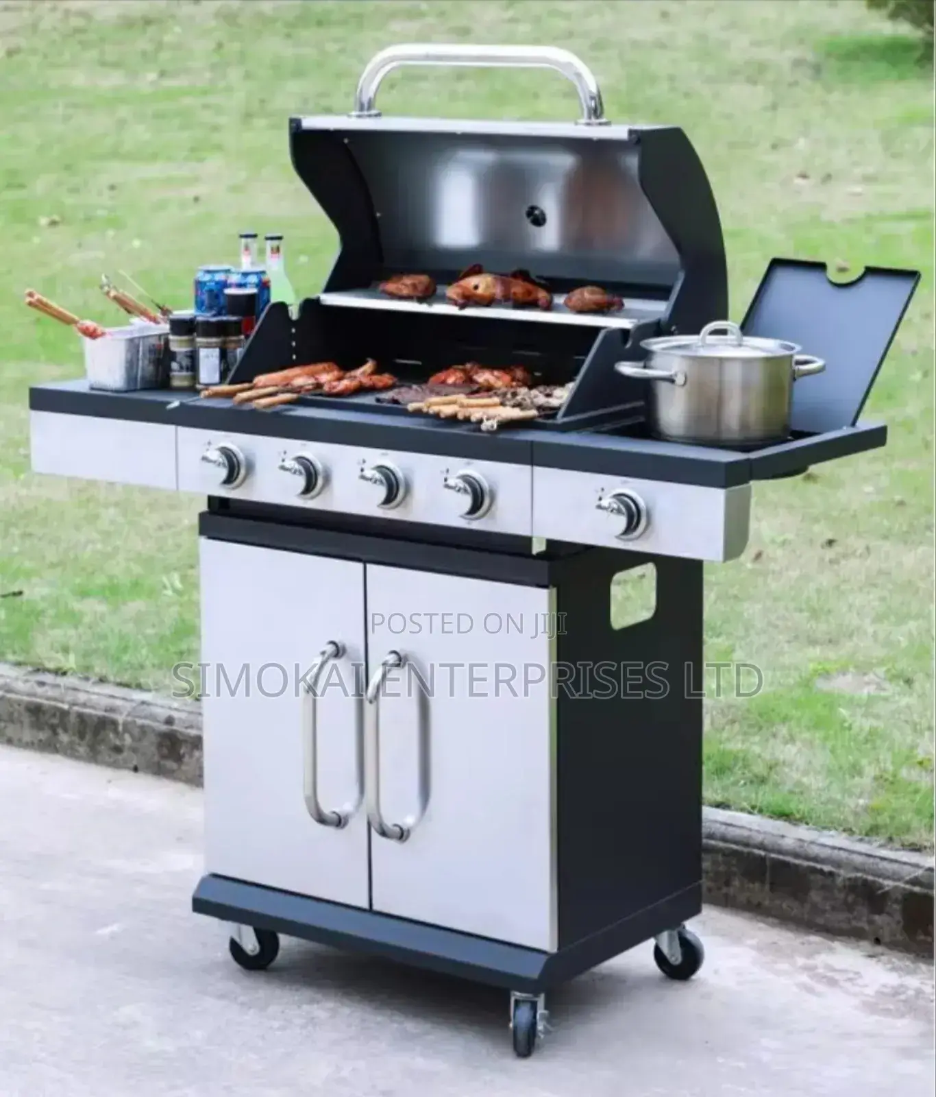 4 + 1 Burner Gas Barbecue Grill