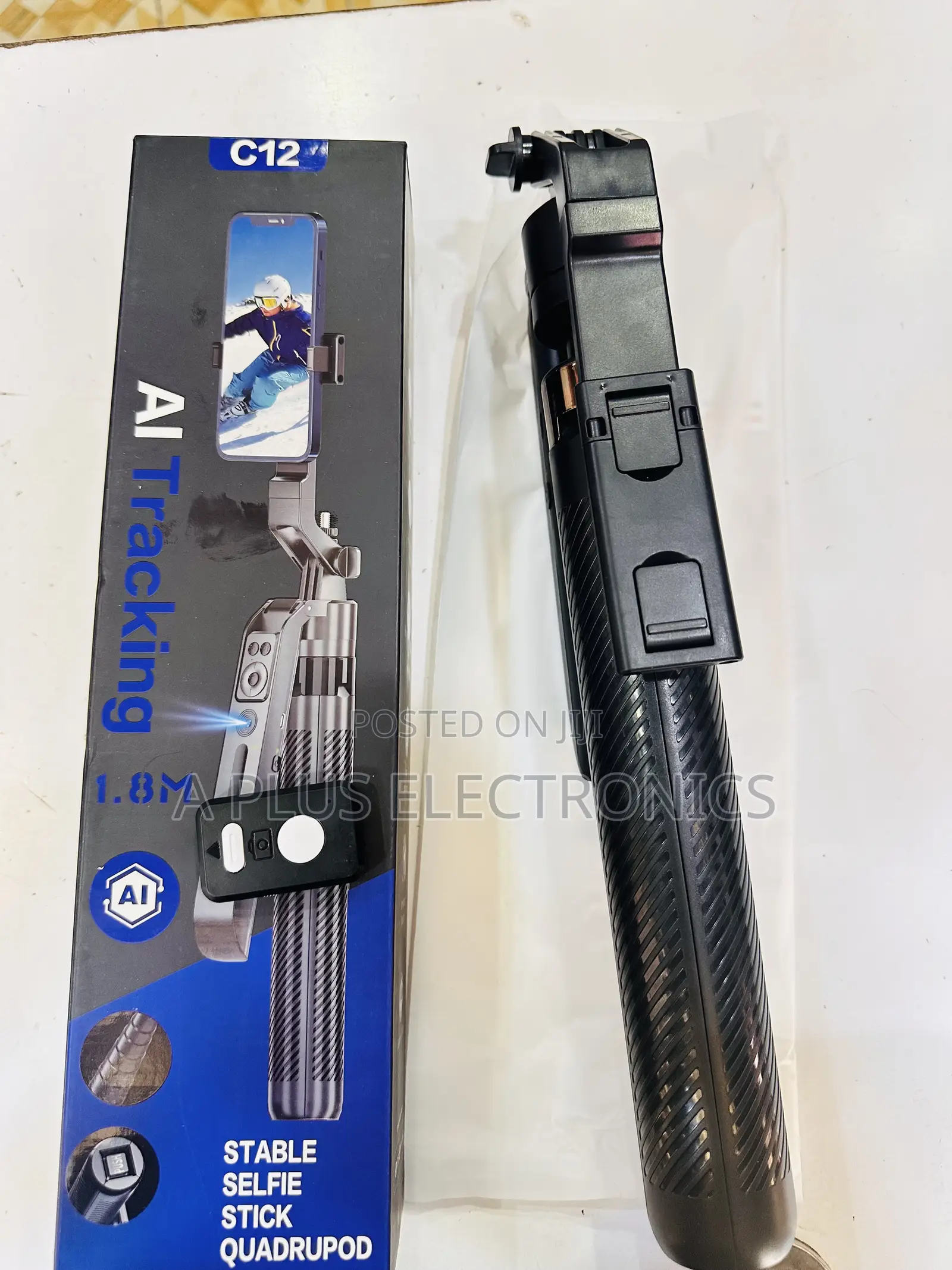 C12 Tracking Tripod Stand – Intelligent 360° Auto Tracking Tripod