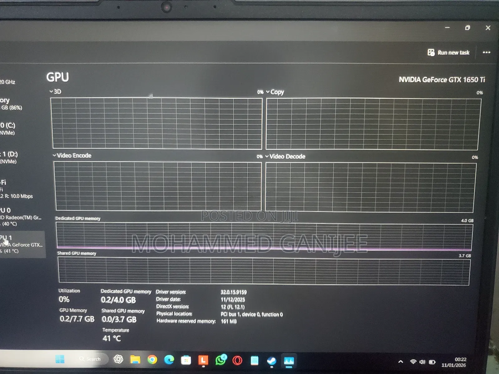 Laptop Lenovo Legion 5 8GB AMD Ryzen 5 SSD 1.5T