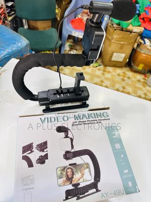 Ay49u C-Shaped Ring Light Video Making Kit - thumbnail 2