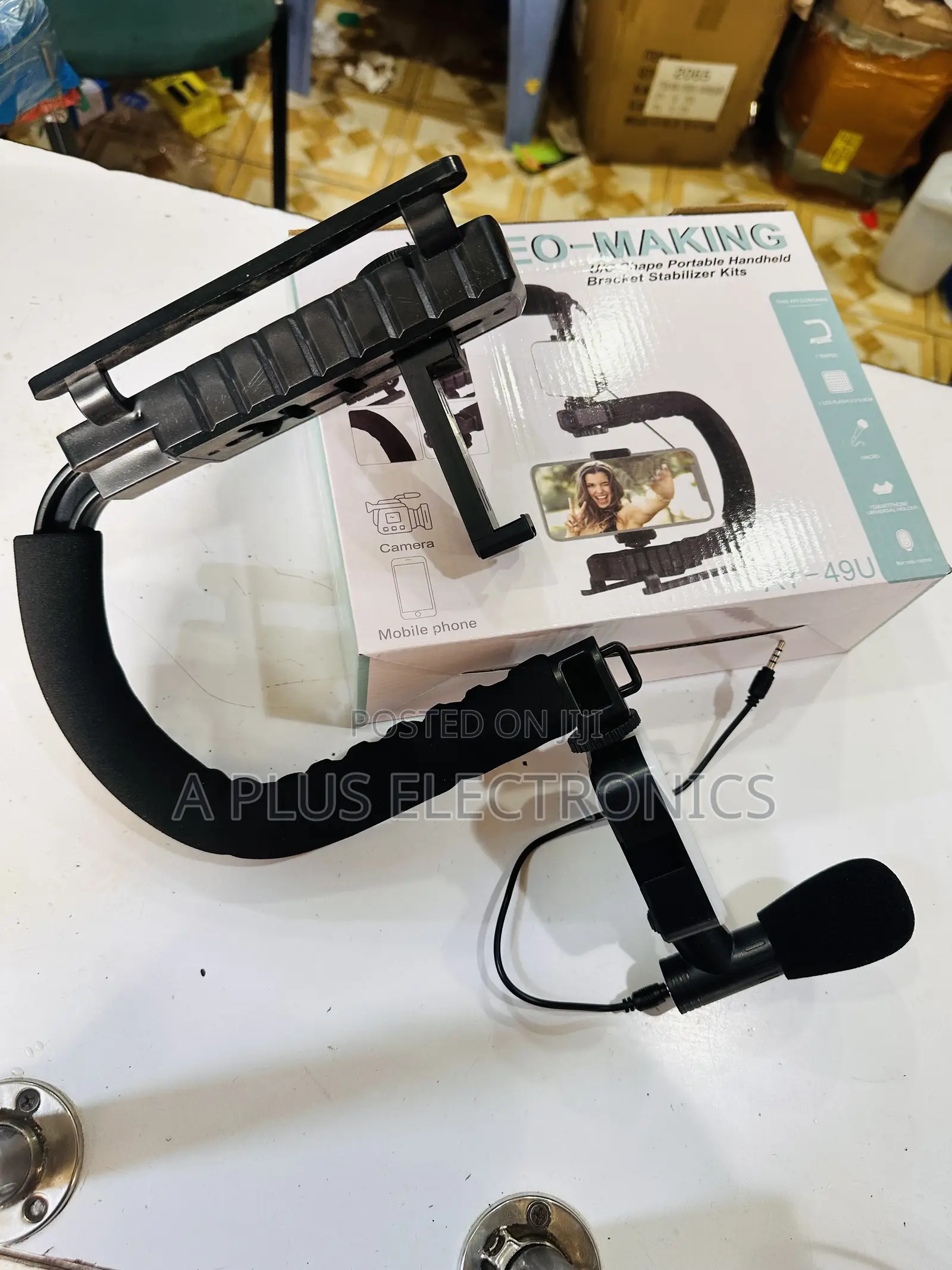 Ay49u C-Shaped Video Making Kit With Phone Holder
