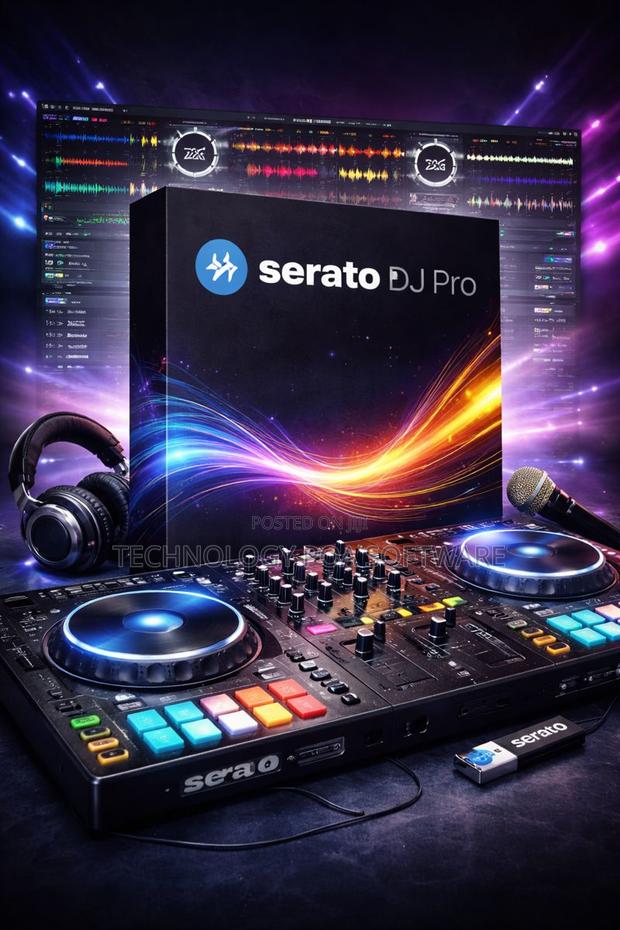 Serato Dj Pro - main view