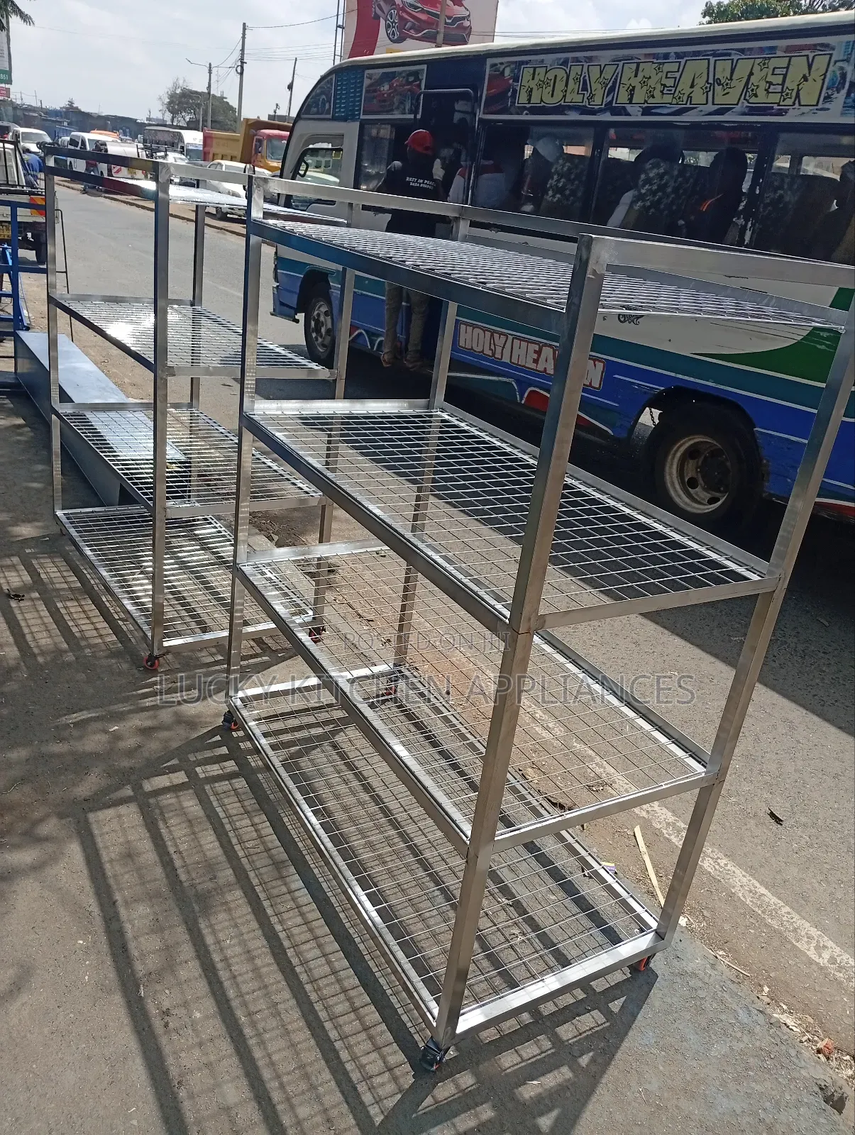 Stainless Steel Kitchen Rack .