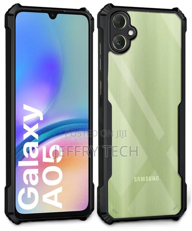 Shock Proof Clear Back Cover Case Mobile Cover for Samsung Galaxy A05 - thumbnail 3