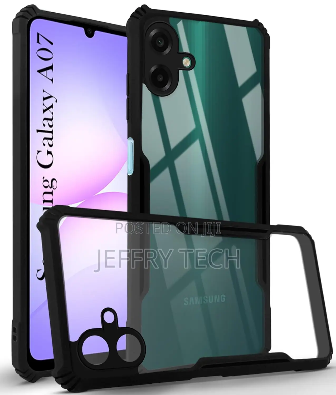 Hybrid Back Cover Case for Samsung Galaxy A07 5g (Shockproof With Poly
