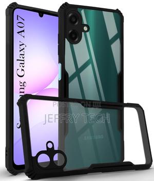 Hybrid Back Cover Case for Samsung Galaxy A07 5g (Shockproof With Poly - thumbnail 2