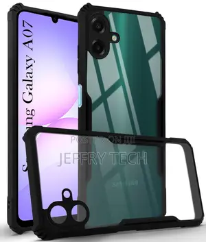 Hybrid Back Cover Case for Samsung Galaxy A07 5g (Shockproof With Poly