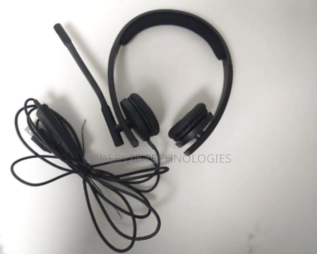 Logitech H570e Stereo Usb-a Headset With Noise Cancelling Mic - Black - main view