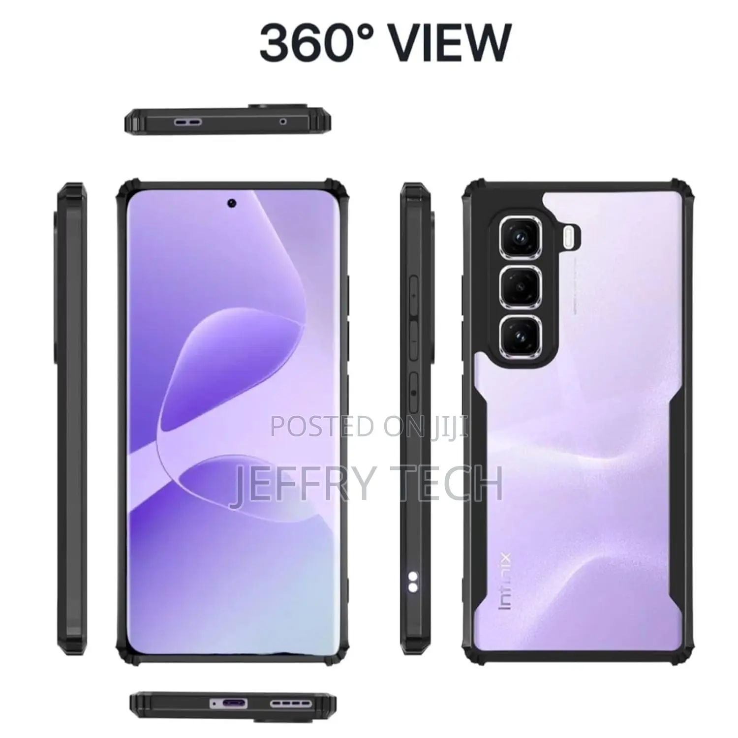 Hybrid Back Cover for Infinix Hot 60 Pro Plus | Infinix Hot 60 Pro+