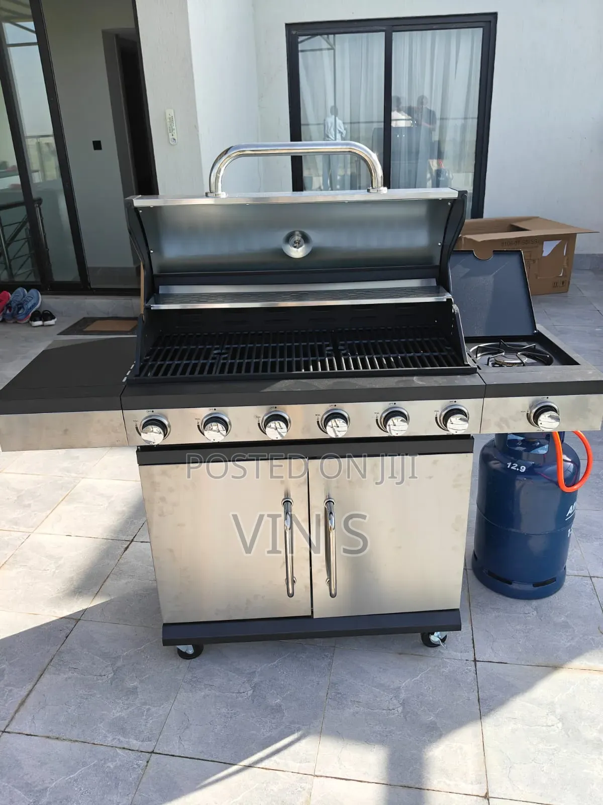 6 Burner Gas BBQ Barbeque Barbecue Grill; Gãs Barbèque Barbecùe Grìll