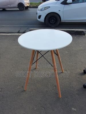 White Dining Table - main view