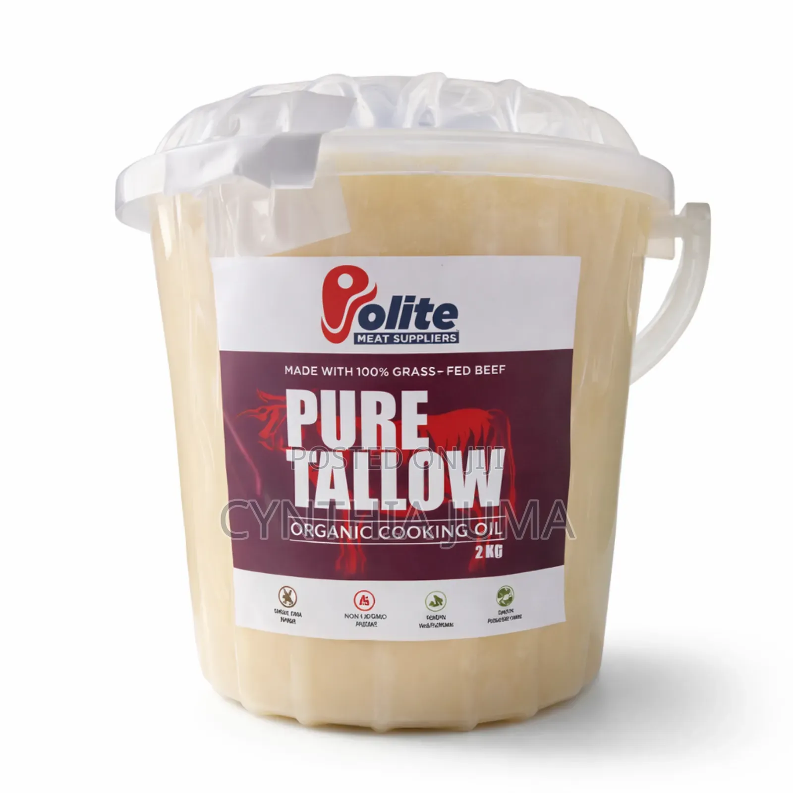 Pure Beef Tallow Cooking Oil 2kg