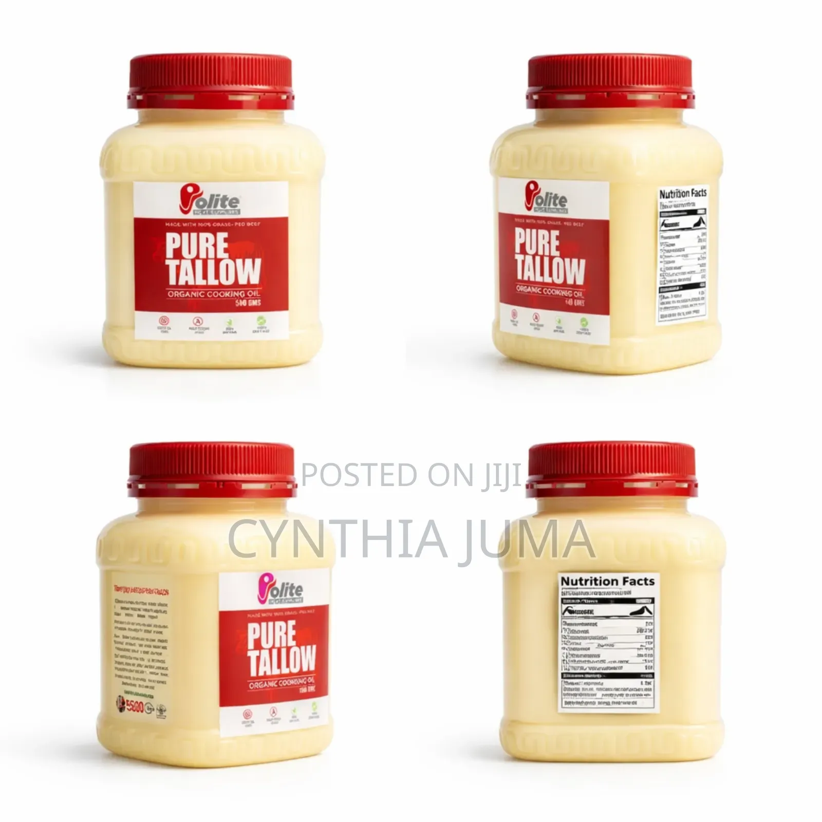 Pure Beef Tallow Cooking Oil 500gms