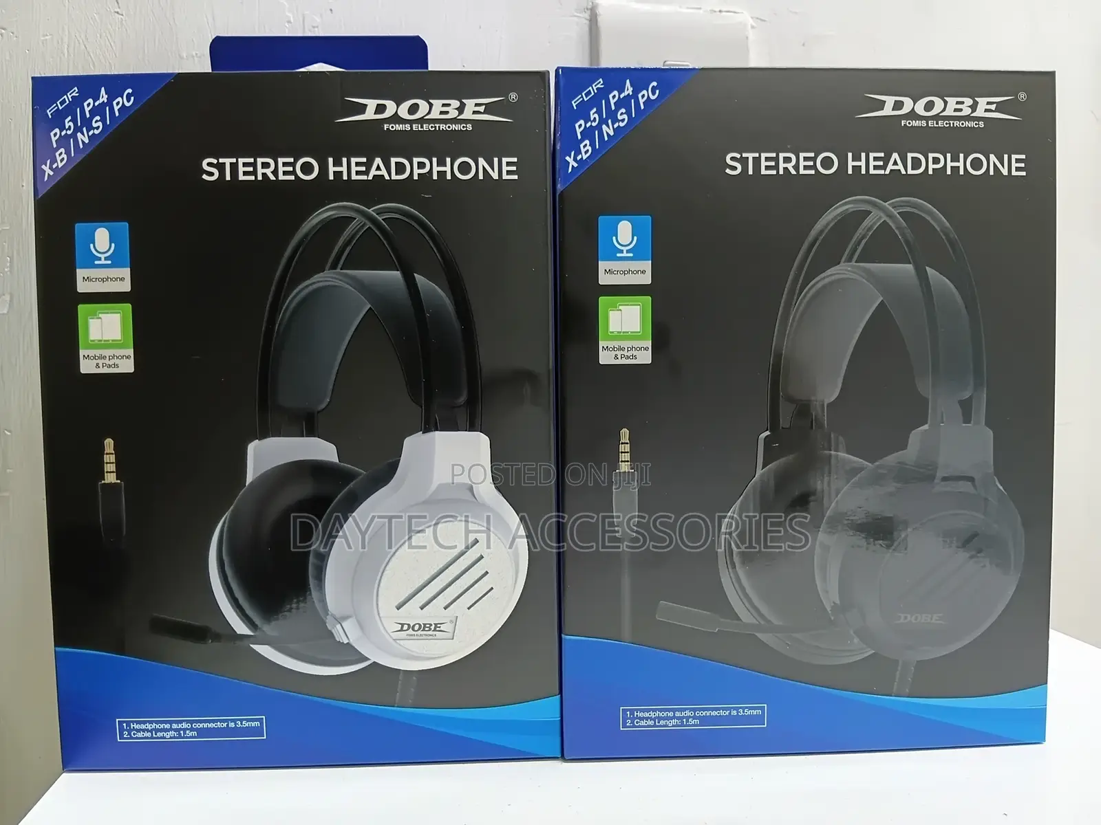 Dobe Tp5-3592 on-Head Gaming Headset for Ps4, Ps5.