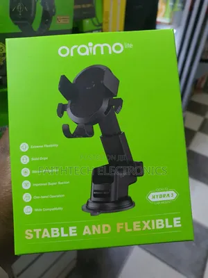 Oraimo Ocm-12 Hydra 3 Universal Car Phone Holder Secure Mount Stand