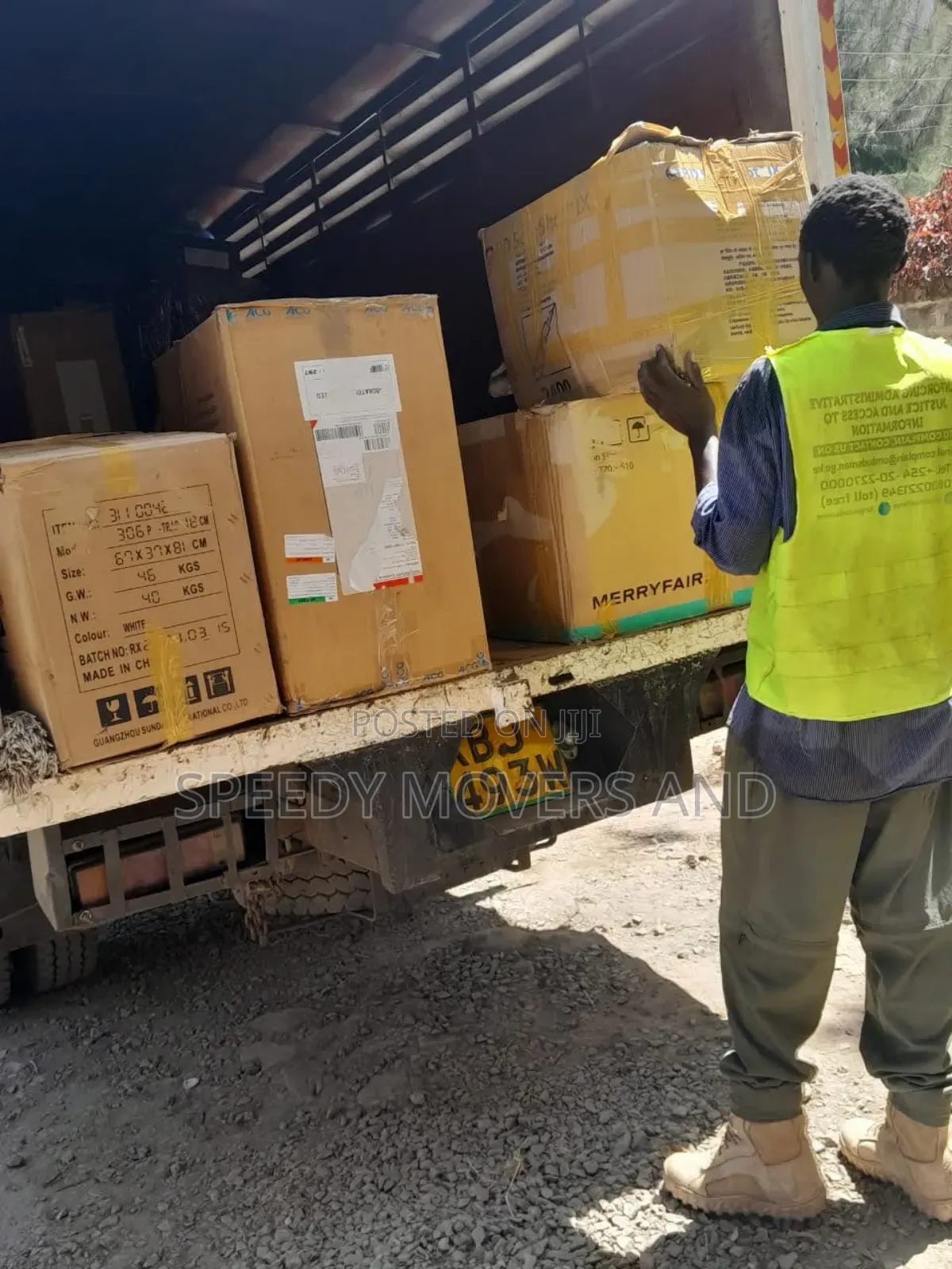 Mover Trucks Transport Services Avaliable Now. Huruma to Lavington