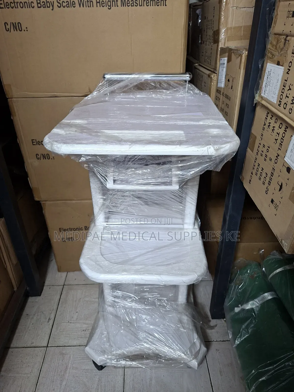 Ultrasound Trolley White