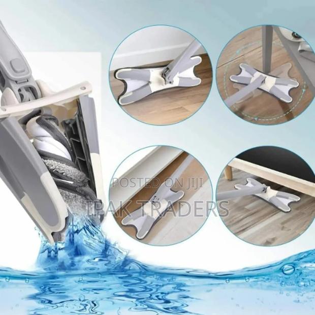 Squeeze Flat X-Mop Adjustable Rod
360 Rotate Spin Twist Mop