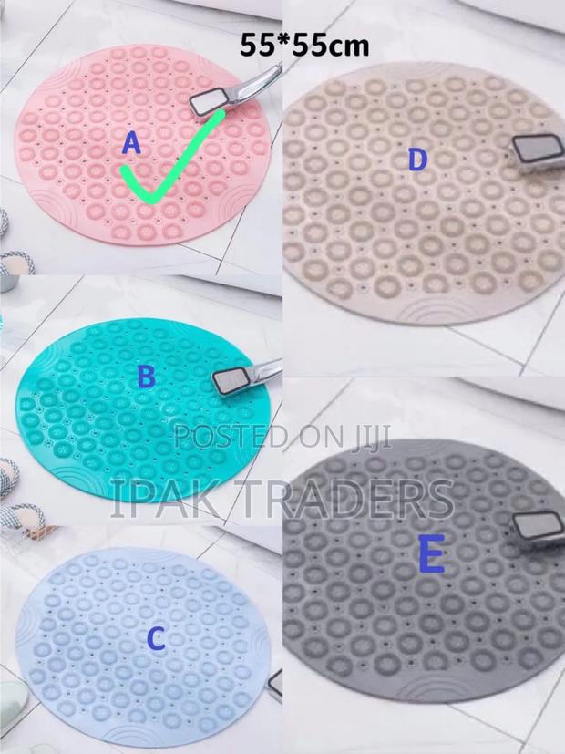 Round Antislip Bathroom Mats Silicon