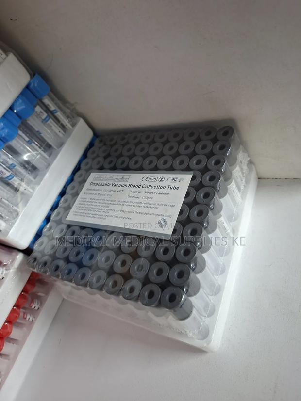 Grey Top Vacutainers - main view