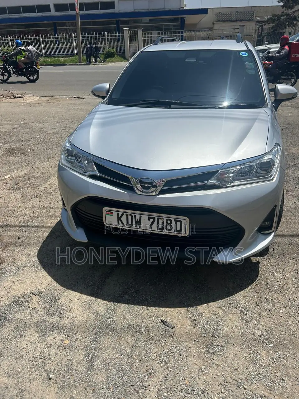 Toyota Fielder for Hire Plus Driver in Kisumu –(Ksh 4,500/Day)