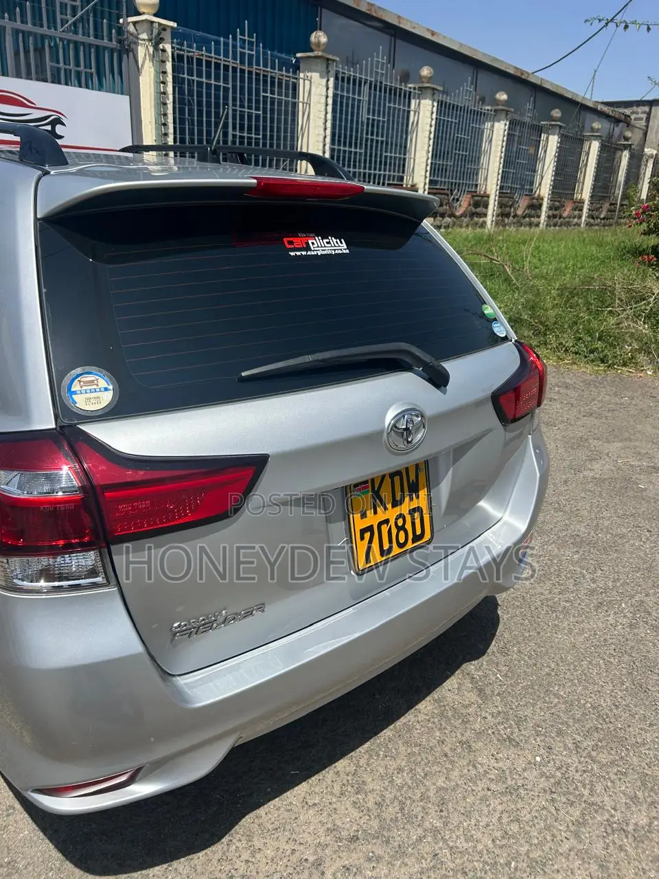Toyota Fielder for Hire Plus Driver in Kisumu –(Ksh 4,500/Day)