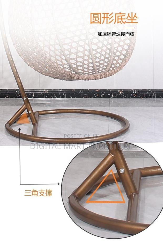 White Leisure Cotton Hammock Chair - thumbnail 10