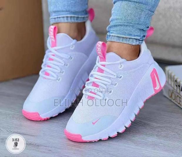 Pure White Nike Free Metcon 6 Workout Shoes - thumbnail 3