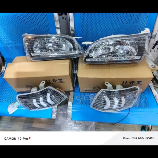 Toyota Ae110 Aftermarket Led Headlights And Corner Lights Set