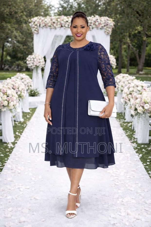 Very Nice Quality Chiffon Sizes 46-54 Ladies Dresses - main view
