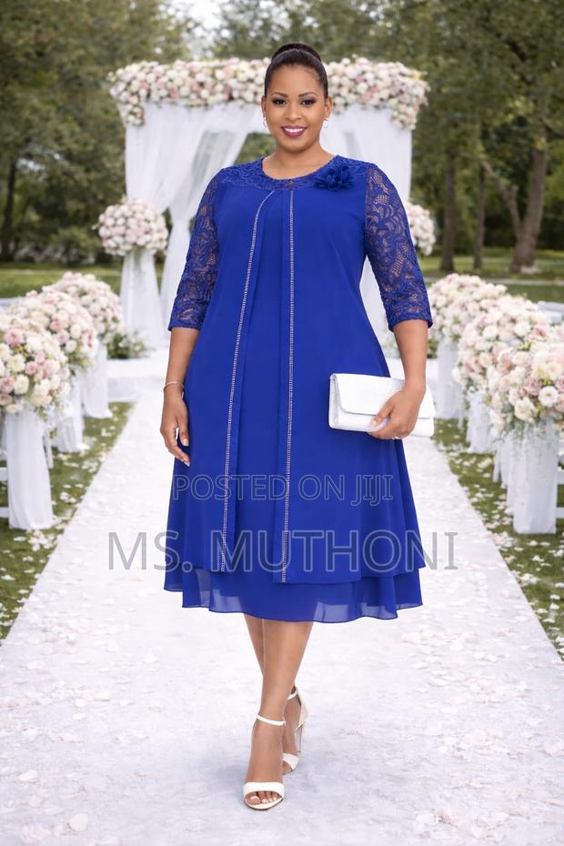 Very Nice Quality Chiffon Sizes 46-54 Ladies Dresses - thumbnail 4