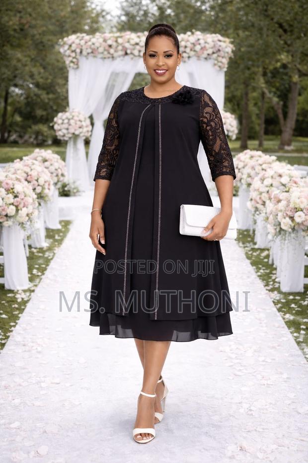 Very Nice Quality Chiffon Sizes 46-54 Ladies Dresses - thumbnail 3