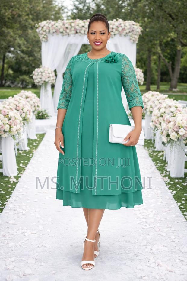 Very Nice Quality Chiffon Sizes 46-54 Ladies Dresses - thumbnail 5