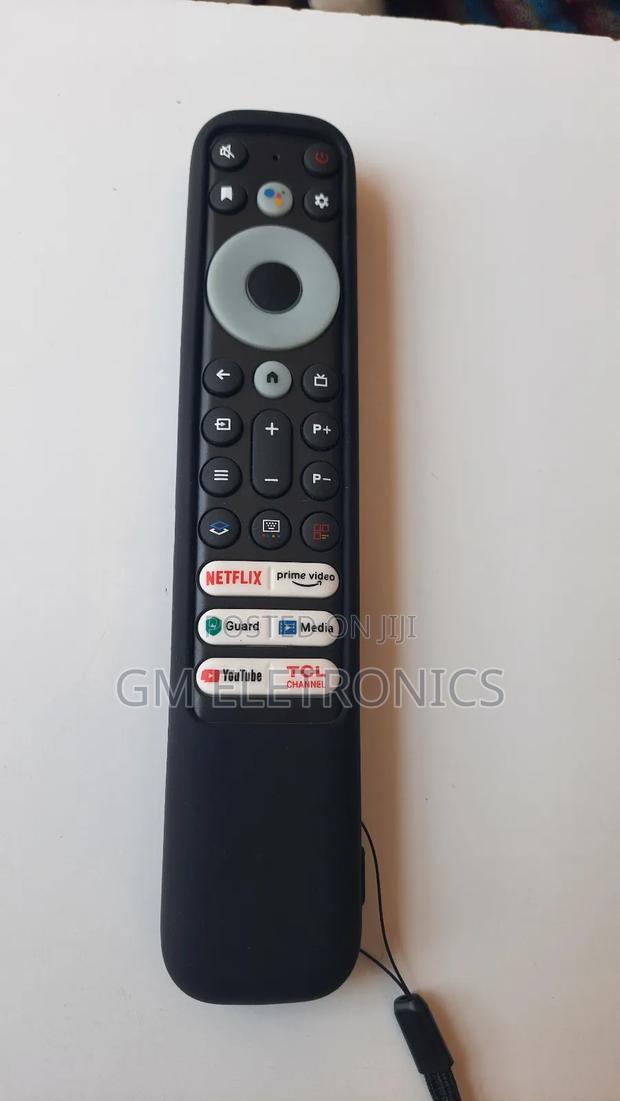 New Replacement TCL Smart Android Remote + Silicone Cover Batteries - thumbnail 3