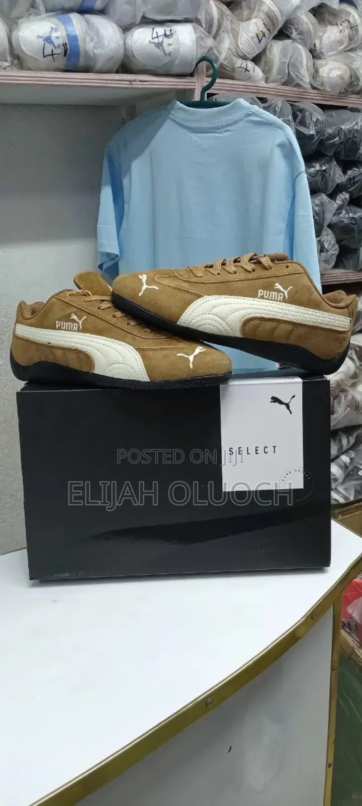 Puma Speedcat Archive Sneakers "Haute Coffee Frosted Ivory"