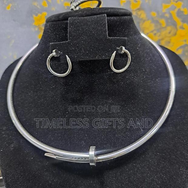 Silver 3 Set Jewelry Set - thumbnail 4