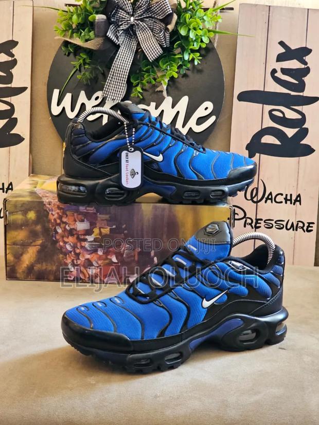 Nike Air Max Plus Tn in the Racer Blue and Black