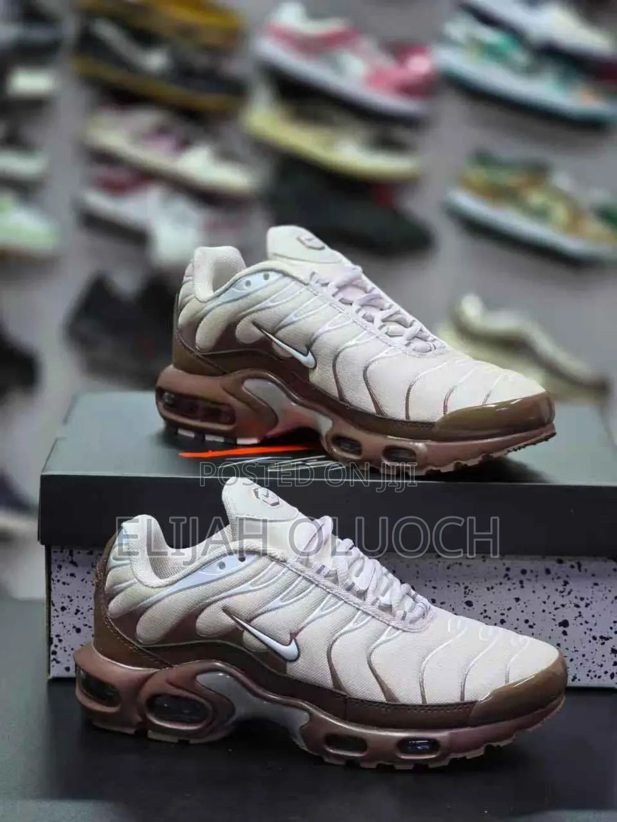 Nike Air Max Plus 'Light Orewood Brown' Sneakers.