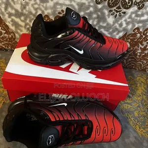 Nike Air Max Plus Tn "Deadpool" or "Gradient Red" Sneakers.