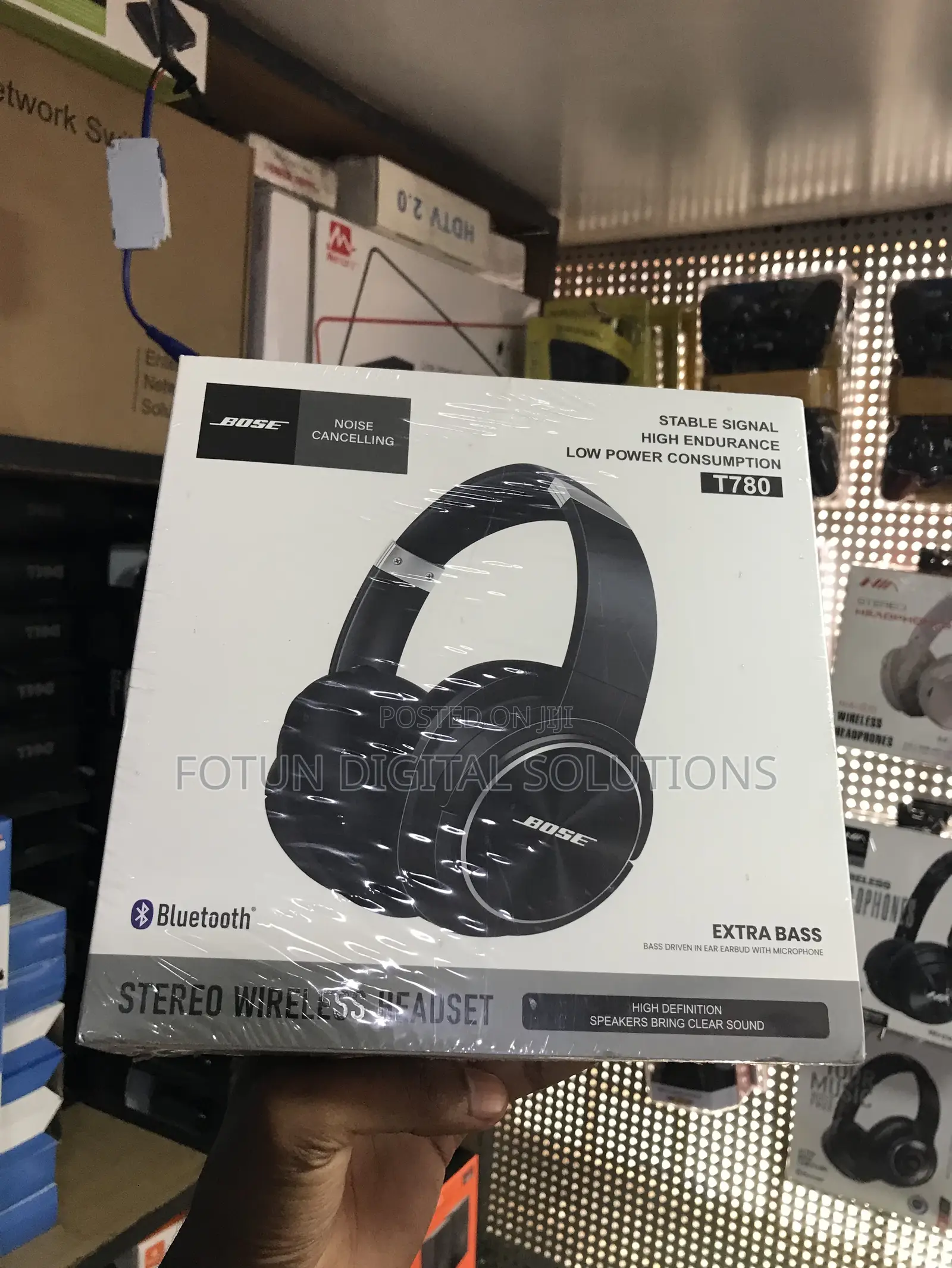 T780 Anc Wireless Headphones - 40hrs , Multipoint Connect, Hi-fi Sound