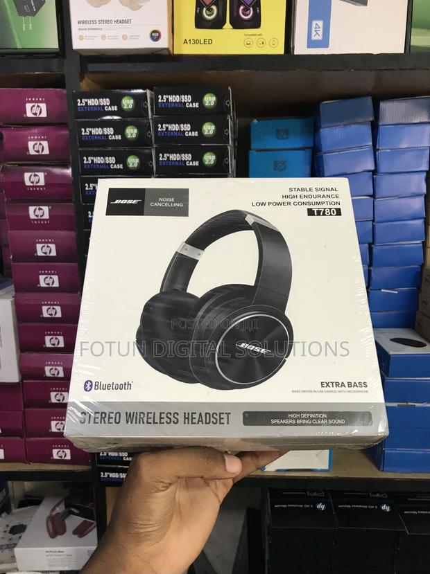 T780 Wireless Gaming Headphones - Anc, Extra Bass, Low Latency Mode