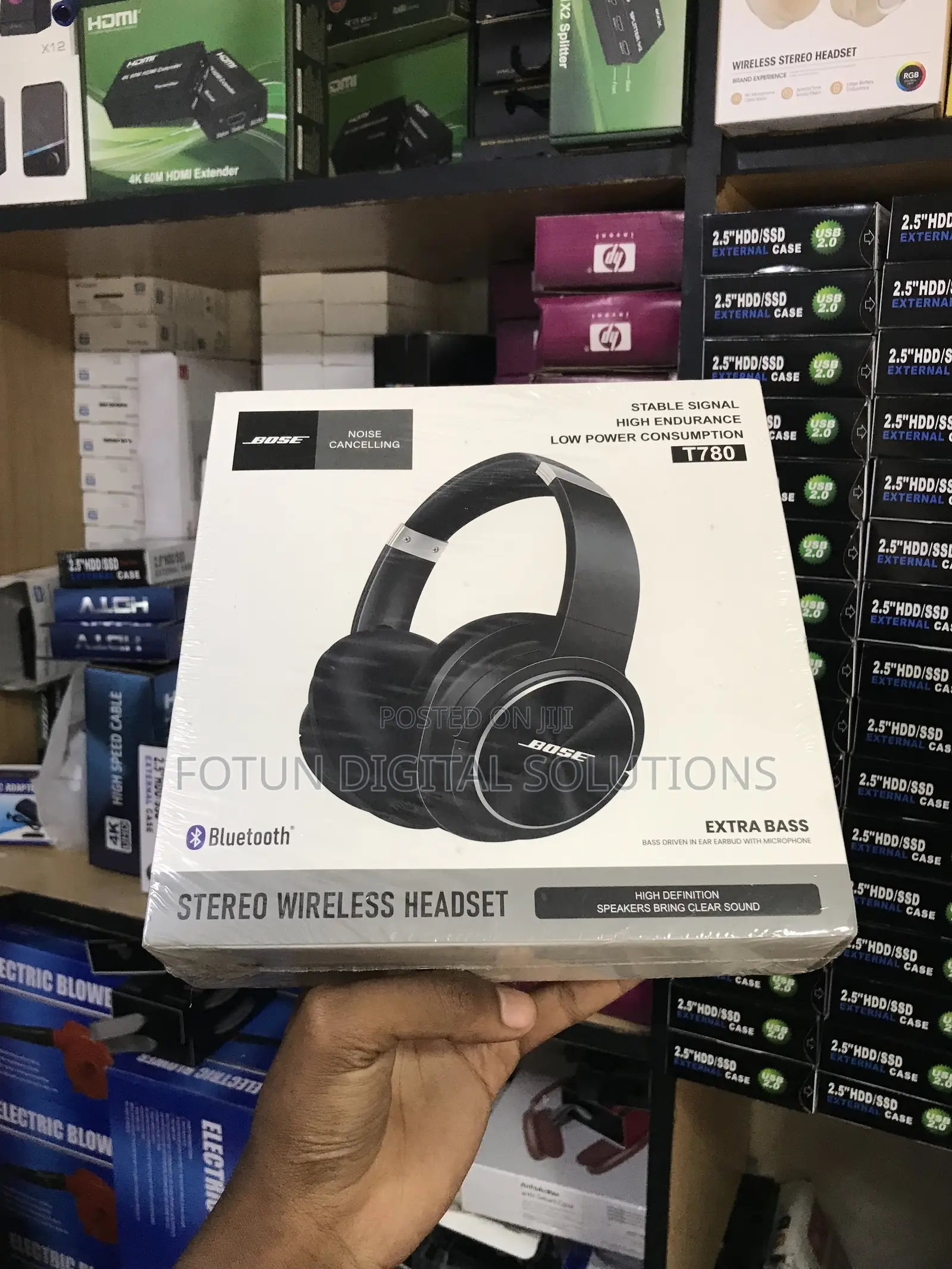 T780 Bluetooth Headphones With Anc Bass - Hands-Free Calling