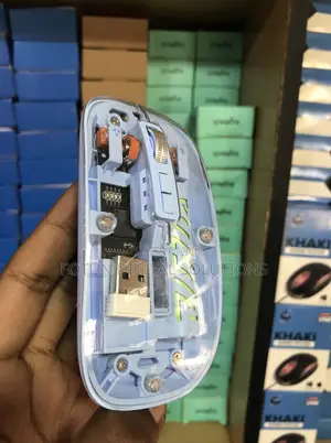 Transparent Wireless Mouse - Sleek See-Through Design, 2.4ghz Usb
