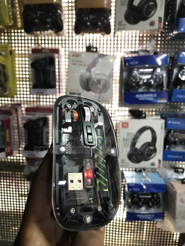 Mini Transparent Wireless Mouse - Ultra Compact for Laptops Travel