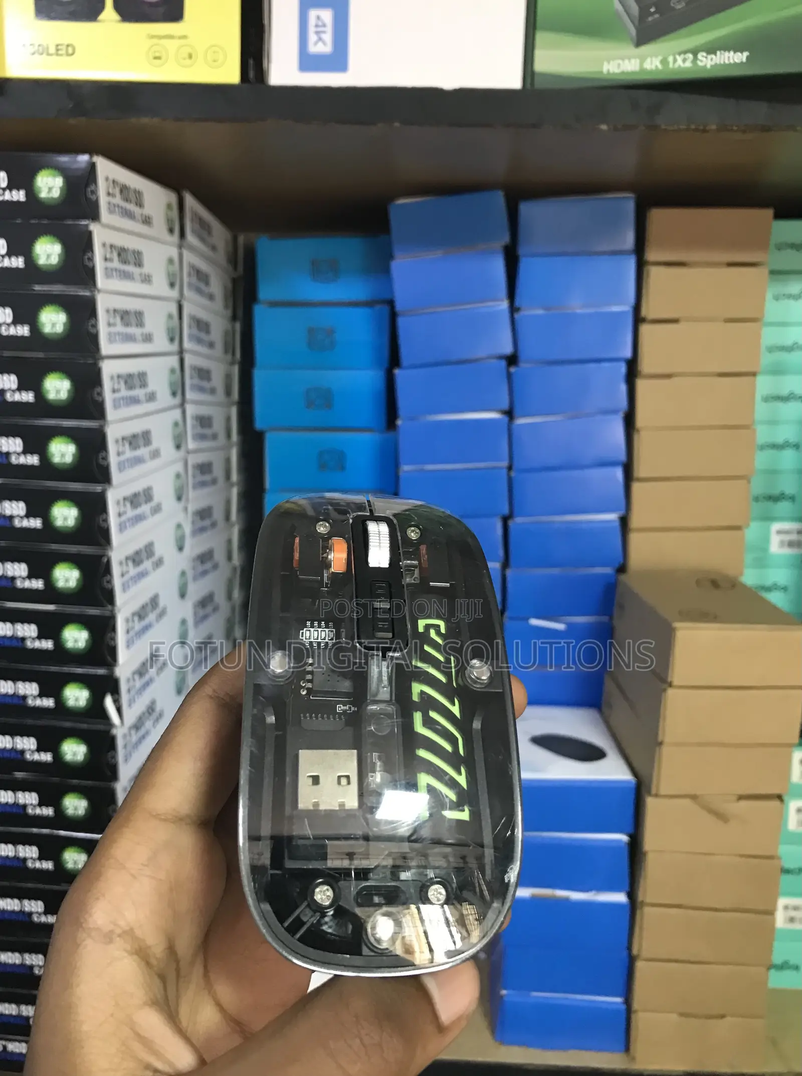 Fashion Transparent Wireless Mouse - Multiple Color, Led, Affordable