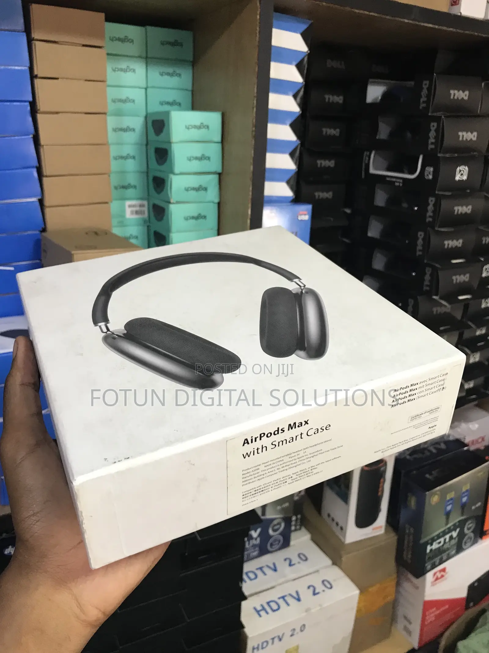 Airpods Max With Smart Case - High-Fidelity Audio Steel Design